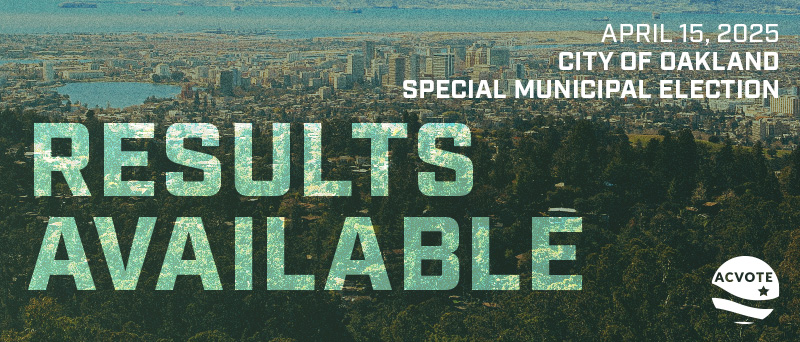 April 15, 2025, City of Oakland, Special Municipal Election Results